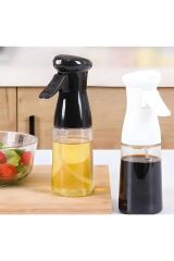 Sirke Yağ Püskürtücü Yağdanlık 200ml Pratik Püskürtmeli Sprey Cam Şişe Zeytinyağı