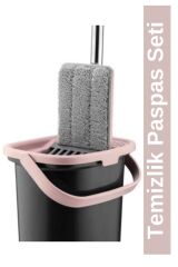 Sillgech Compact Temizlik Paspas Seti Siyah-pembe Eh-213