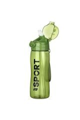 Titiz Plastik  Pipetli Rio Su Ve Detoks Su Şişesi Matara  750 Ml-Renkli