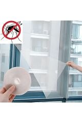 2'li Pencere Sineklik Hazır Pencere Sinekliği Cırt Bantlı 130x150 cm