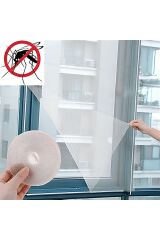 Pencere Sineklik Sinek Tülü Böcek Tutucu 130x150 Cm Özel Kesim Cırt Bantlı