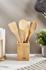 Juno Bamboo 6 Parça Standlı Bambu Kaşık Seti