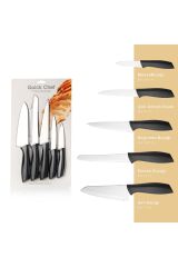Chef Bıçak Seti-5 Parça-siyah