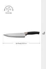 Helios Şef Bıçağı Black 32 Cm