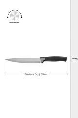 Helios Black Dilimleme Bıçağı 33 cm
