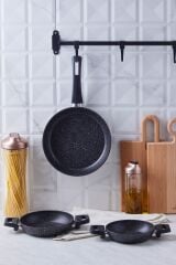 Bio Granit Dide 3'lü Tava Sahan Seti