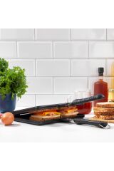 Tastemake Döküm Ocak Üstü Tost Izgara 20x26 Cm-2 Parça