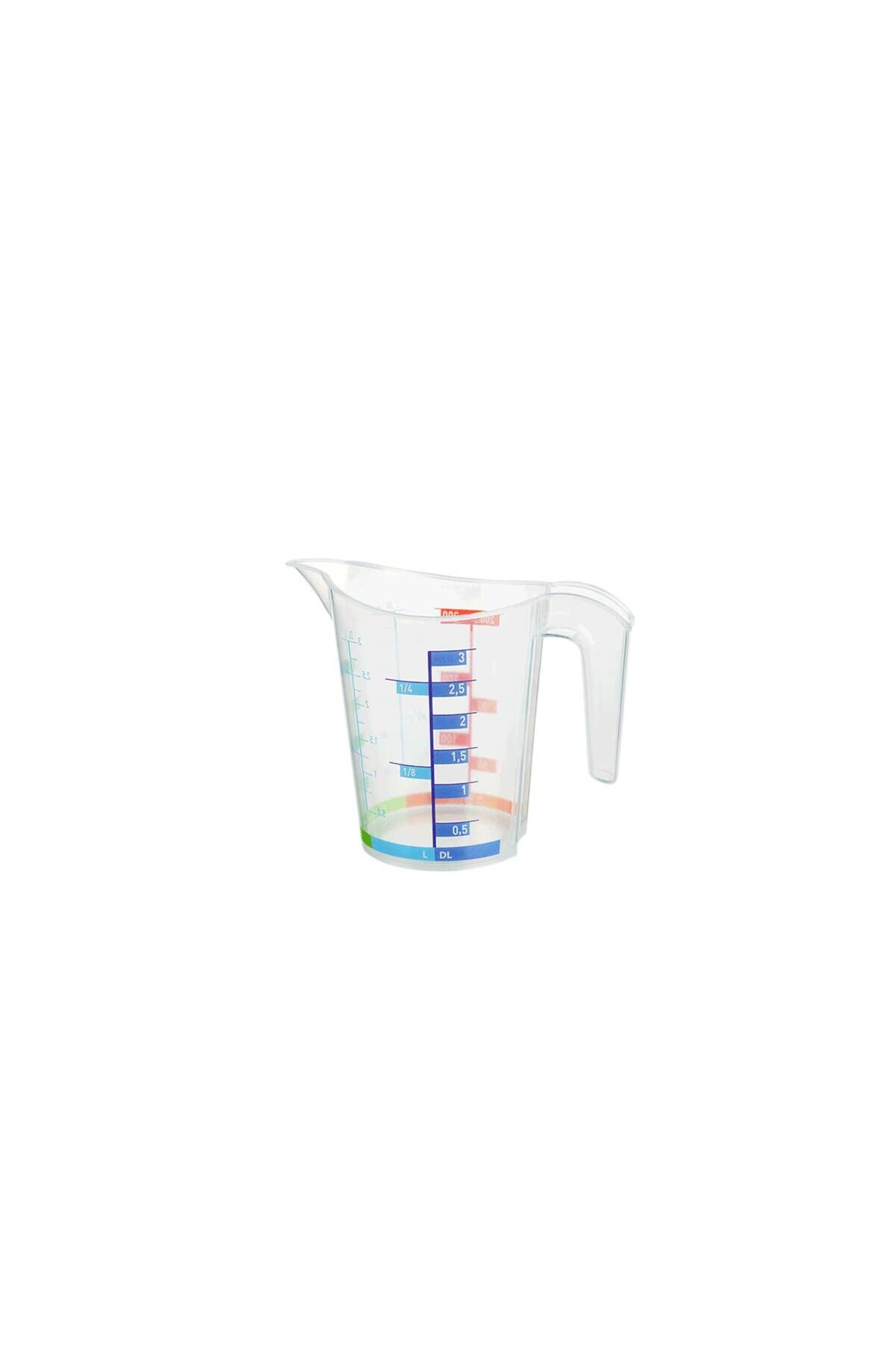 Ölçü Kabı Dereceli Renkli 300 ml AP-9023 Şeffaf