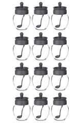 Titiz Kc-264 Marken 370 ml 12li Baharatlık Gri
